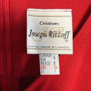 Joseph Ribkoff Jumpsuit Women Size 6 Abstract Layered Overlay‎ Sleeveless Unique thumbnail 3