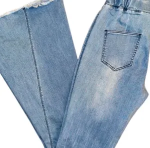 Buckle Three Birds Nest Vintage Wide Leg Palazzo Bell Bottom Flare Jeans S thumbnail 2