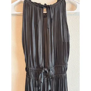 Maje Pleated Halter Jumpsuit Womens 34 XS Black Wide‎ Leg Elegant Evening thumbnail 9