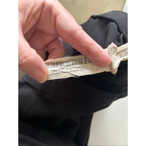 Quince LB24727 Ultra-Stretch Ponte Straight Leg Pant XL Petite Black thumbnail 4