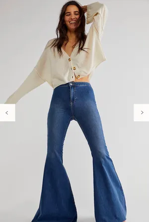 Free People We The Free Just Float On Flare Jeans thumbnail 6