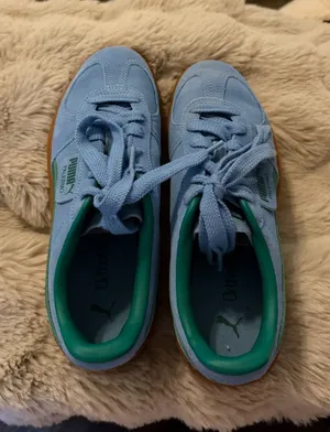 Blue and Green Puma Sneakers thumbnail 1
