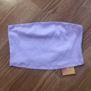 lilac purple ribbed tube top thumbnail 2