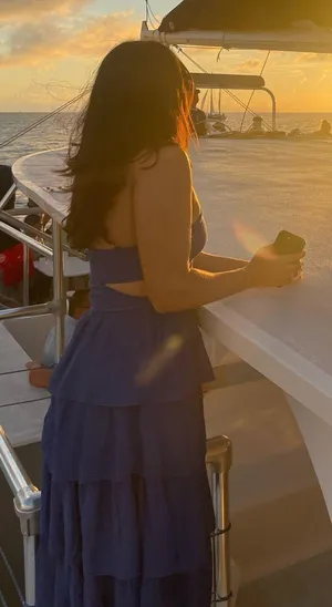 SheIn Blue Long Sundress  thumbnail 2