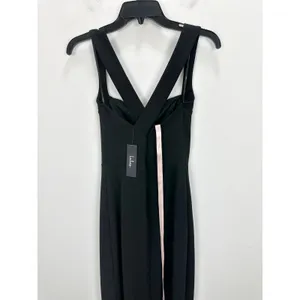 Lulus Glamorous Dedication Black Sleeveless Column Maxi Dress Formal Medium NWT thumbnail 8