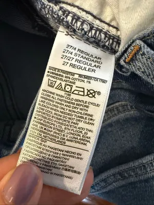 Gap high rise stride wide ankle leg jeans size 4 thumbnail 6