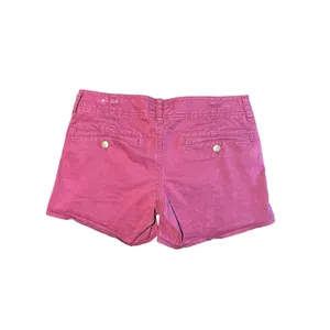 American Eagle Shortie 4 Red Low Rise Chino Shorts Stretch Y2K thumbnail 2