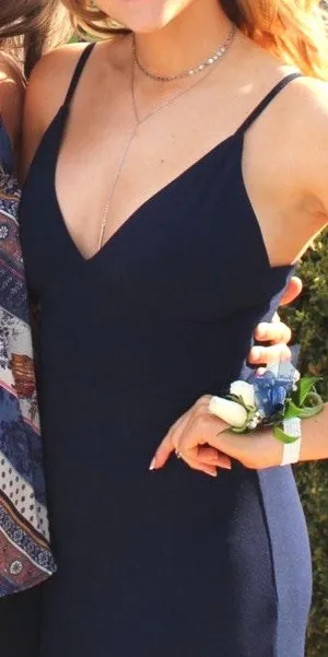 Lulus Navy Dress thumbnail 5