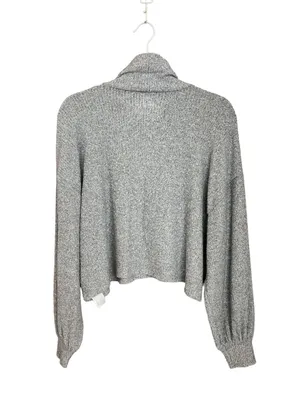Hollister Gray Sweatshirt Drop Shoulder Long Sleeves Top thumbnail 2