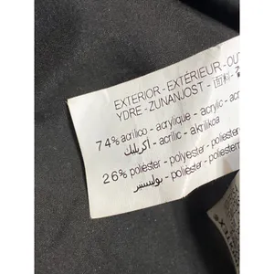 Zara Women's Black Faux Fur Shearling Long Sleeve High Neck Zip Up Coat Jacket S thumbnail 4