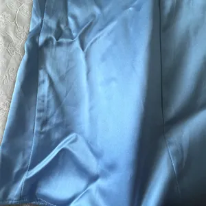 NEW Hello Molly Satin Baby Blue Mini Dress Large Dollcore Romantic Cottagecore thumbnail 6