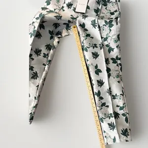 Anthropologie En Saison Floral Jacquard straight Trousers Sz S Women’s Pants NWT thumbnail 7