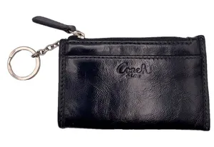 COACH Black Coin Purse Cardholder Wallet thumbnail 1