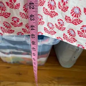 Roller Rabbit Target Pink Floral Smocked Tiered‎ Maxi Dress Tie Strap Lined NEW thumbnail 7