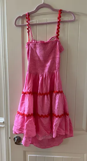Hello Molly Hello Pink and Red Dress thumbnail 1