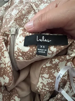 Lulus Picturesque Moments Brown Floral Print Strappy Maxi Dress xs thumbnail 16