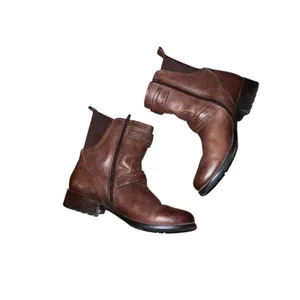 Clarks Brown Leather Boots Size 8 1/2 M thumbnail 3