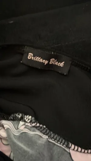 Brittney Black Blouse Pink thumbnail 5
