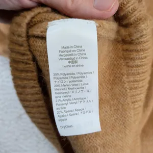 J.Crew Womens Camel Merino Wool Alpaca Blend Crewneck Sweater XS BD413 thumbnail 7
