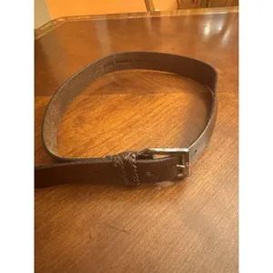 Paul Harris Med Belt With Gold Buckle Brown thumbnail 2