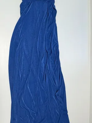 Lucy in the Sky - Blue One Shoulder Maxi Dress -Size XS‎ - NEW Without Tags. thumbnail 6