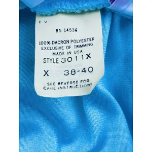 Vintage‎ Evelyn Pearson Womens Blue Teal Robe 70s Loungewear Nightgown Housecoat thumbnail 5