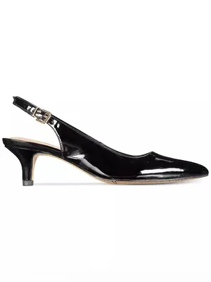 EXTRA WIDE Bella Vita Scarlett II Kitten-Heel Slingback Pumps 9.5WW thumbnail 4