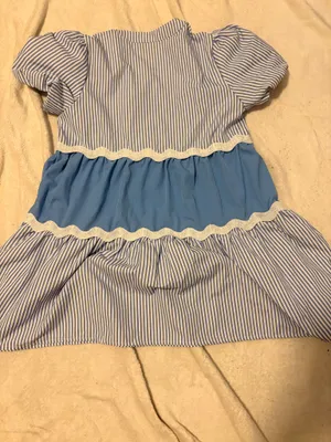 Shein Blue Striped Dress thumbnail 2