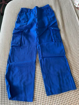SHEIN blue cargo pants Size S #cargo #military thumbnail 1