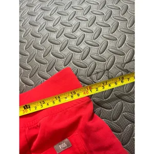 FIGS High Waisted Yola Skinny Scrub Pants Red Medical Healthcare Womens Large thumbnail 5