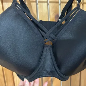 Elomi Bijou Flirt Underwire Banded Molded Cage Bra Black Size 34K thumbnail 3