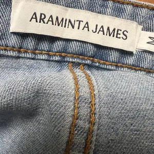 Araminta James Denim Jeans‎ Merci Mini Wrap Y2K Skirt Blue Normcore thumbnail 4