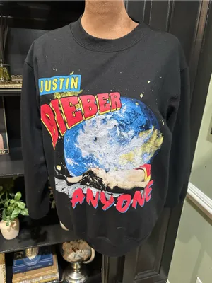 Justin Bieber “Anyone” Official Merchandise Crewneck Sweatshirt – Size XS thumbnail 10