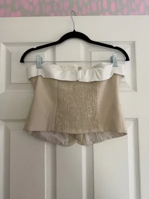 Pants Store Strapless Button Up Top thumbnail 3