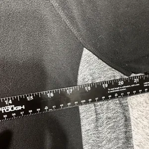 SO Women's XL Black Gray Pullover 1/4 Zip‎ Long Sleeve Fleece Top thumbnail 2