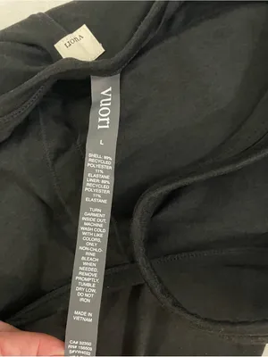 Vuori NWT Halo Essential Black Heather Scoop-Neck Jumpsuit Size L thumbnail 8