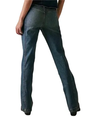 Free People We The Free NWT Women’s Size 26 Love Stone Mid Rise Bootcut Jeans thumbnail 3