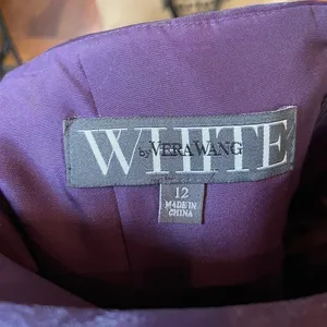 White by Vera Wang‎ Strapless Tulle Dress Purple 12 thumbnail 6