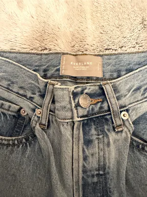 Everlane Light Blue Straight-Leg Crop Jeans thumbnail 2