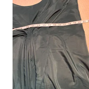 M.S.S.P. Max Studio Speciality Products XL Emerald Green Ruched Draped Dress NWT thumbnail 6