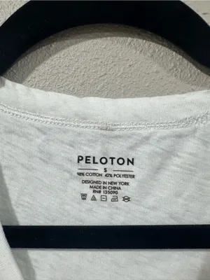 Peloton Women’s White Ombré Go To Racer Back Tank thumbnail 4