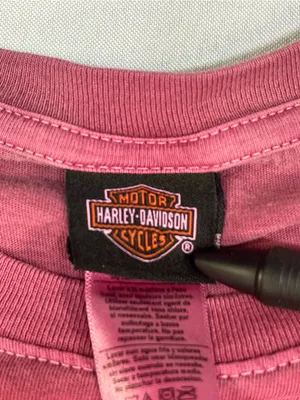 Harley-Davidson Arrowhead Rhinestone Let The Good Times Roll Women’s Shirt XS thumbnail 7