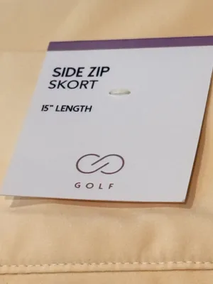 CALIA Truelight Skort 15” Panna Cotta Size 14 NEW Golf Athletic thumbnail 8