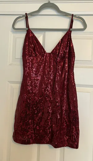 That’s So Fetch AU Red Sequins Mini Dress thumbnail 1