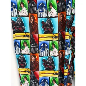Feral and Free Bamboo Star Wars Characters Pajama Jogger Pants Size S thumbnail 4