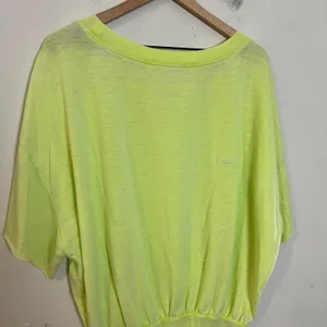 Free People - Cozy Cool Girl Bodysuit Neon Lighting Bug Oversized thumbnail 8