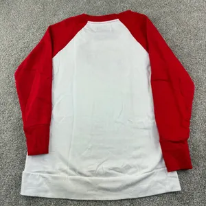 Detroit Red Wings Sweatshirt Womens L G-III 4Her NHL Fleece Chenille Logo Raglan thumbnail 4