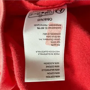 Free People Red Racer Not the Same Tee L thumbnail 13