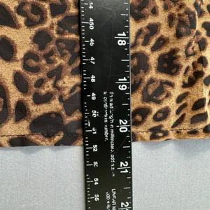 NWT Cider Chiffon Top Women's XL Leopard Babydoll Cami Festival Party Casual thumbnail 11