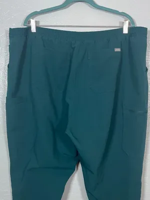 Figs Women Plus Size XXL Caribbean Blue Yola Skinny Scrub Pants Drawstring thumbnail 6